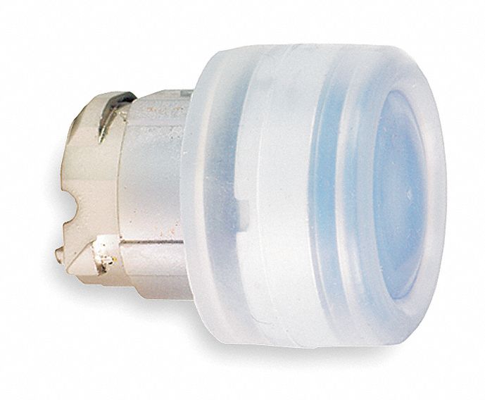 Flush Push Button Blue Non-Illum 22mm