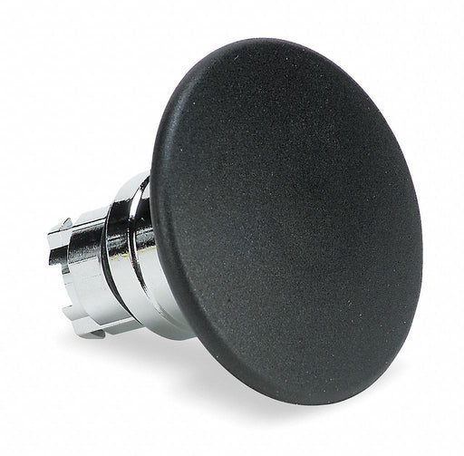 H6953 Mushroom Head Push Button Black 22mm