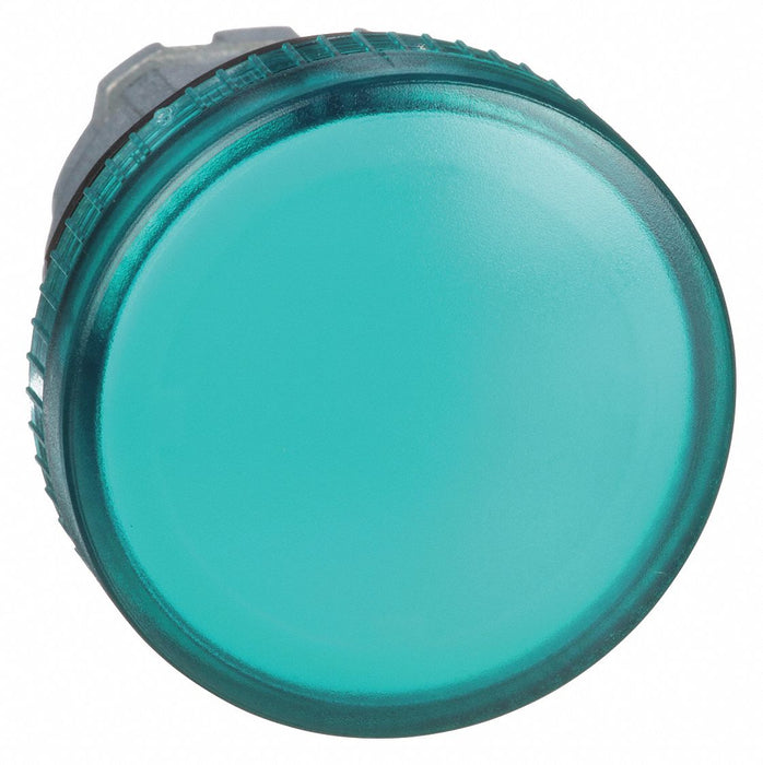 PilotLightHead Green Incandescent 22mm