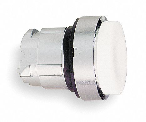 ExtendedPushButton White No Lamp 22mm
