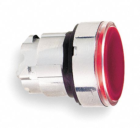 FlushPushButton Red No Lamp 22mm