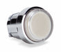 Flush Push Button Clear No Lamp 22mm
