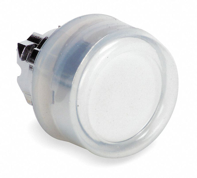 Flush Push Button White No Lamp 22mm