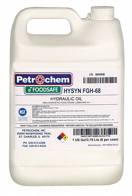 Syn Hydraulic Oil Food Grade 1gal ISO 68