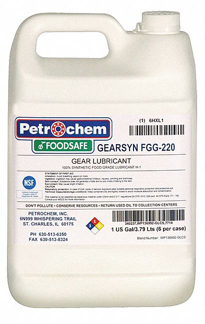 Gear Oil GEARSYN Synthetic Jug 1 gal