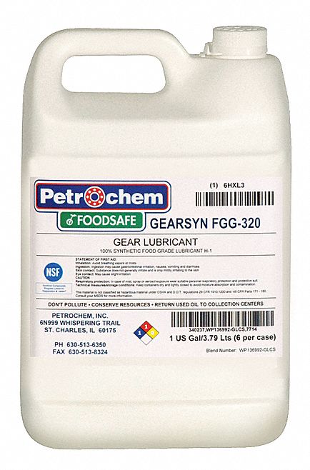 Gear Oil GEARSYN H1 Food Grade Jug 1gal