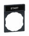 LegendPlate Start White/Gray Rectangular