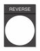 LegndPlate Reverse Wht/Blk/Red Rectangle
