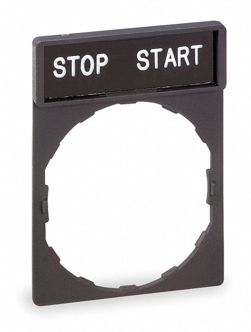 LegndPlat StpStart Wht/Blk/Red Rectangle