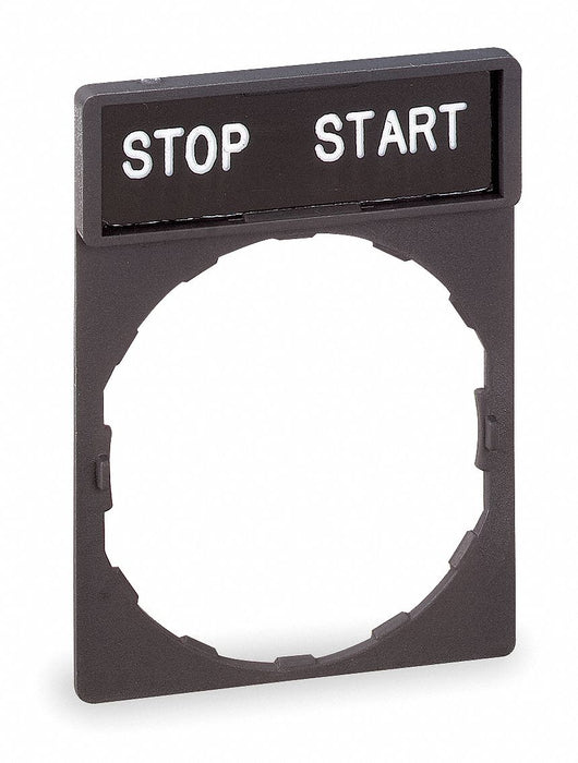 LegndPlat StpStart Wht/Blk/Red Rectangle