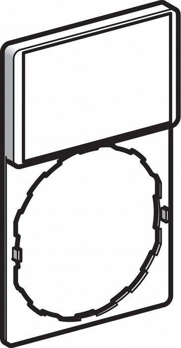 LegendPlate Blk/Red/Blk/Red Rectangular