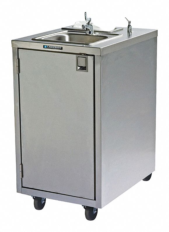 Portable Hand Washing Station Silver