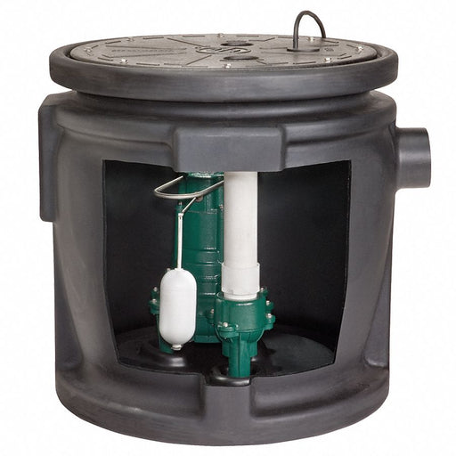 Sewage Ejector System 1/2 hp 120V AC