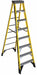 Stepladder Fiberglass 8 ft H 375 lb Cap