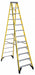Stepladder Fiberglass 12 ft H 375 lb Cap
