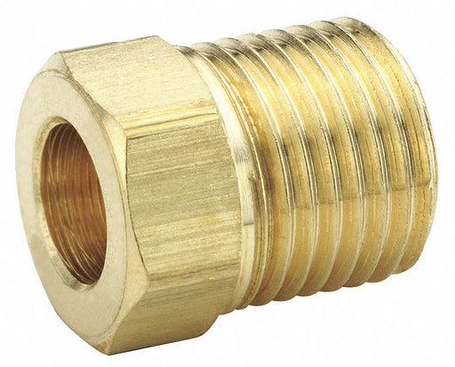 Flared Fitting Nut Brass 1/4 in PK10