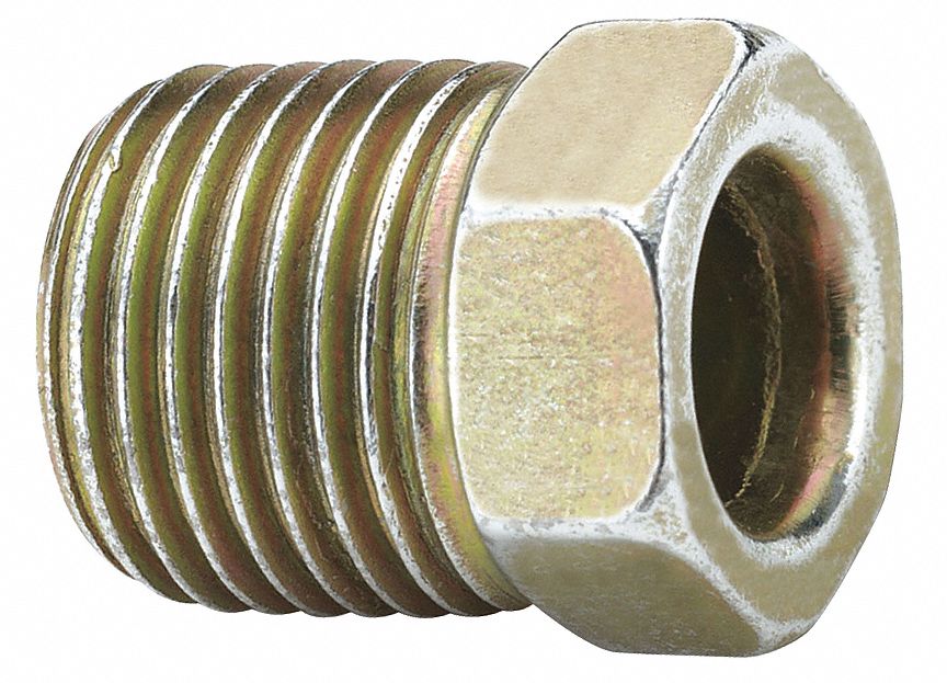 Flared Fitting Nut Brass 3/16 in PK10