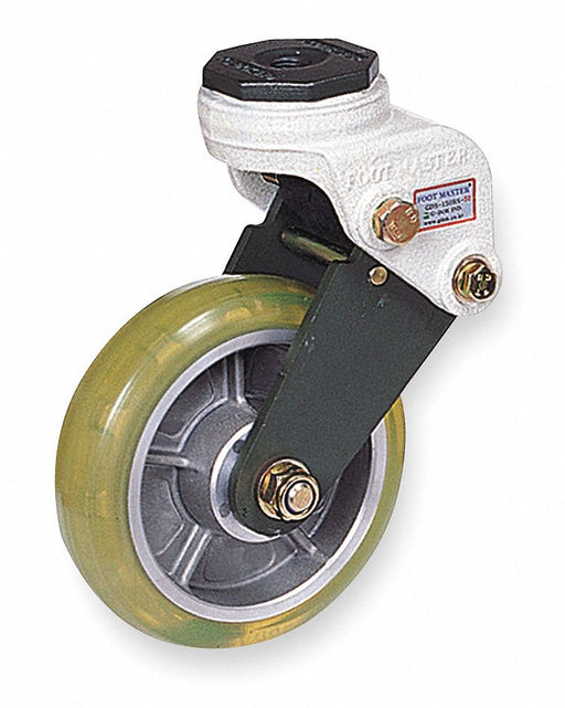 Bolt-Hole Caster 6 dia Rigid PU