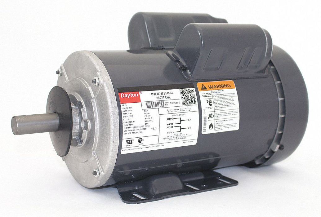 GP Motor 1 1/2 HP 3 450 RPM 115/208-230V