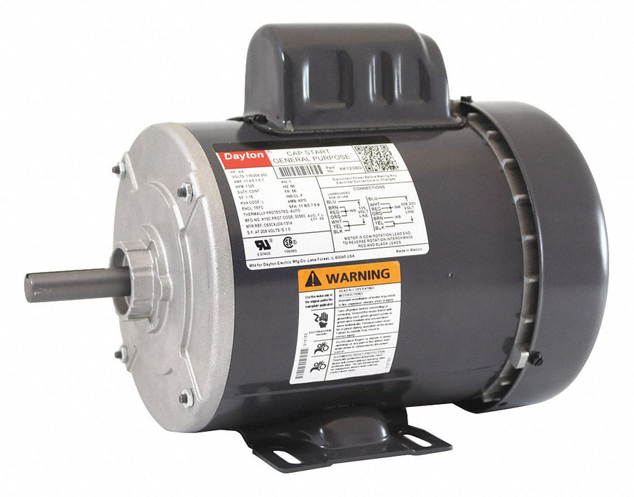 GeneralPurposeMotor 3/4hp 1725RPM 56