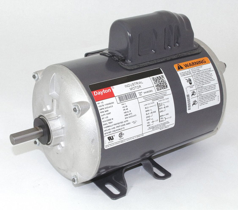 GP Motor 1/2 HP 3 450 RPM 115/208-230V