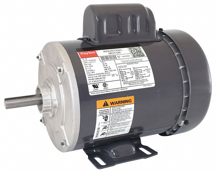 GP Motor 3/4 HP 1 725 RPM 115/208-230V