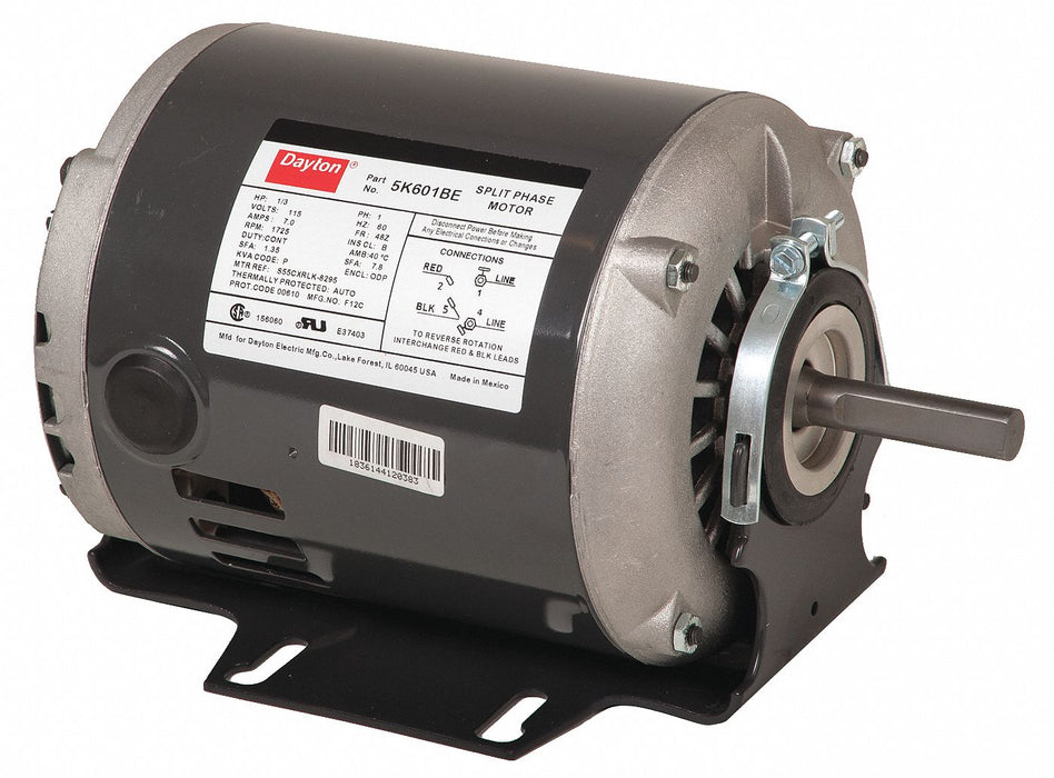 GP Motor 1/3 HP 1 725 RPM 115V AC 48Z