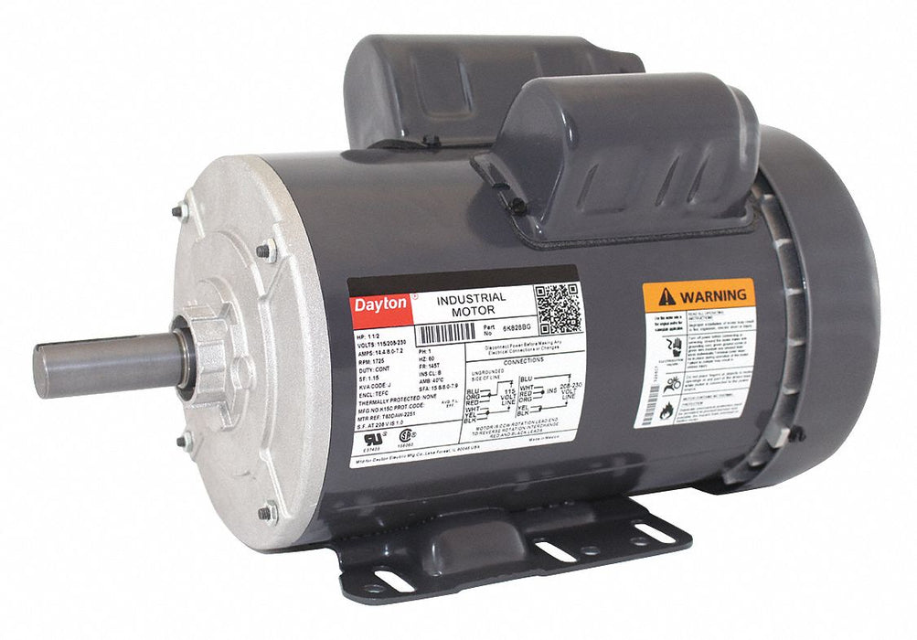 GP Motor 1 1/2 HP 1 725 RPM 115/208-230V