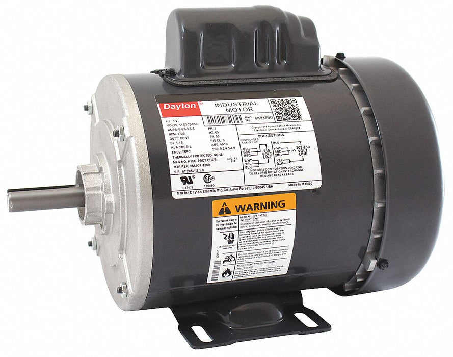 GeneralPurposeMotor 1/2hp 1725RPM 56