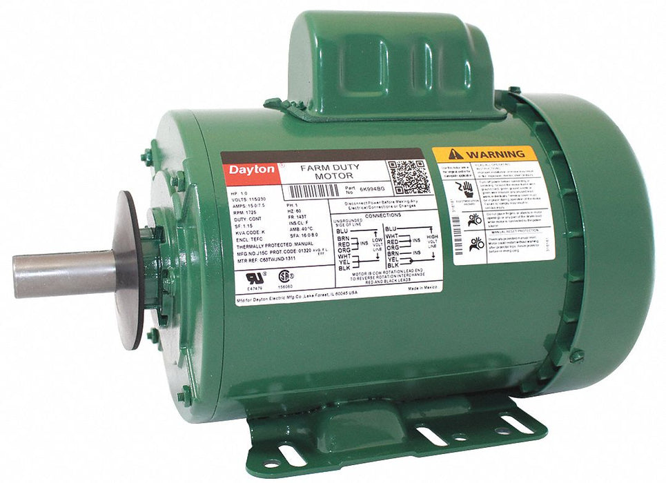 Farm Duty Motor 143-5T 1 hp