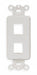 Outlet Frame 2 Port 94V Rated Material