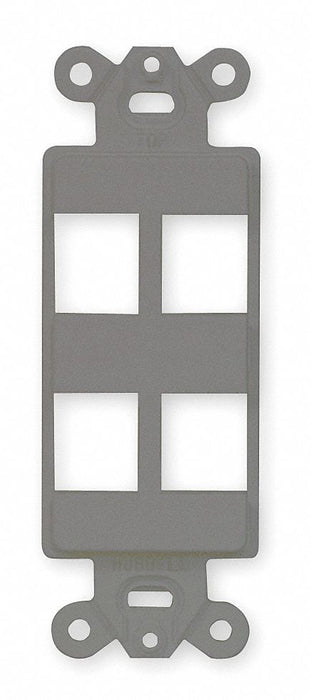Outlet Frame 4 Port ISF Decorator Outlet