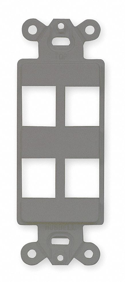 Outlet Frame 4 Port ISF Decorator Outlet