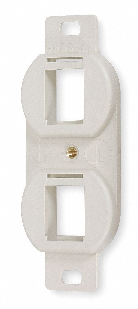 Outlet Frame 2P Flush Keystone Mounting