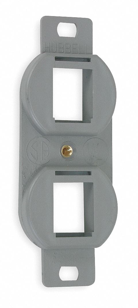 Outlet Frame 2P 3.28 in Mounting Center
