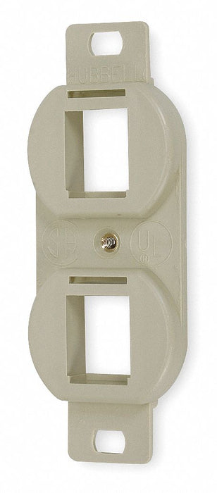 Outlet Frame 2 Port High-Impact Polymer