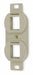 Outlet Frame 2 Port High-Impact Polymer