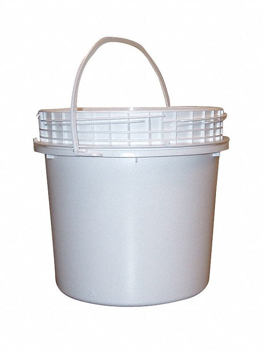 Storage Pail 8 in OD White 8 in H