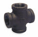Cross Malleable Iron 1 1/4 in Female NPT