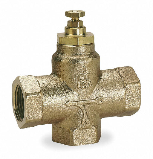 Flow Check Valve 3/4 In Sweat Bronze