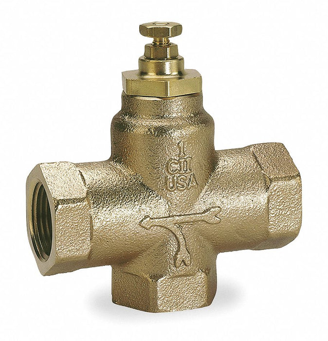 Flow Check Valve 3/4 In Sweat Bronze
