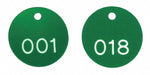 Engraved Numbered Tags Plastic PK100