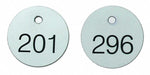 Engraved Numbered Tags Plastic PK100