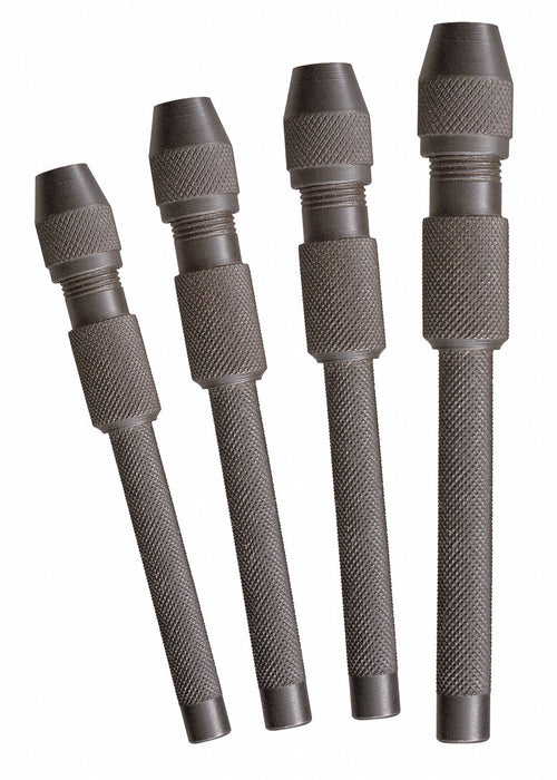 Hollow Core Pin Vise Set 0-.187 In 4 Pc