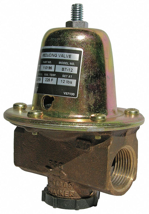 Water Pressure Reducing Valve 3/4 In.