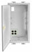 AV Ceiling Enclosure Recessed Steel Wht