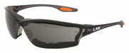 Safety Glasses Gray Anti-Fog Black