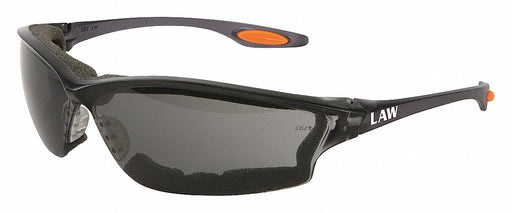 Safety Glasses Gray Anti-Fog Black
