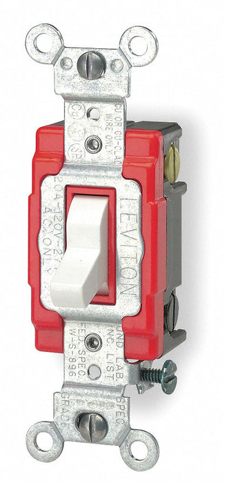 Wall Switch White 20 A 3-Way 2 hp