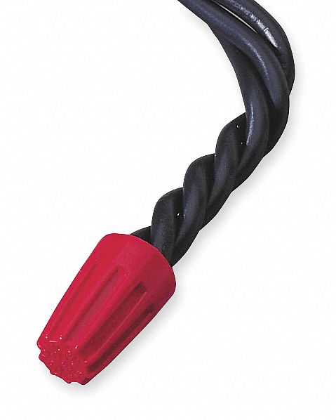 TwistOnWireConnector Rd Steel 600V PK150